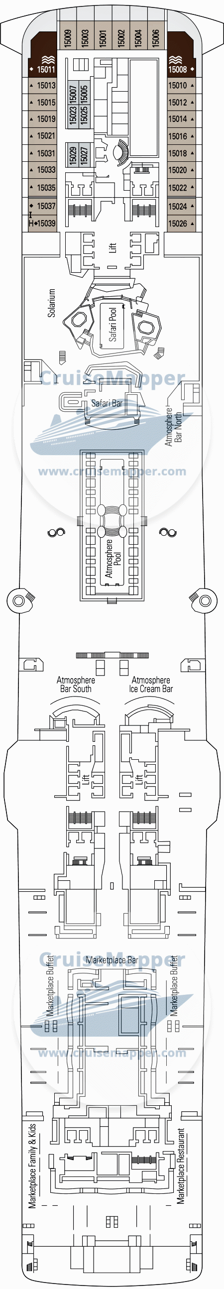 cruise deck plan msc grandiosa