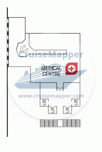 Britannia Deck 04 - G-Infirmary-Crew Cabins