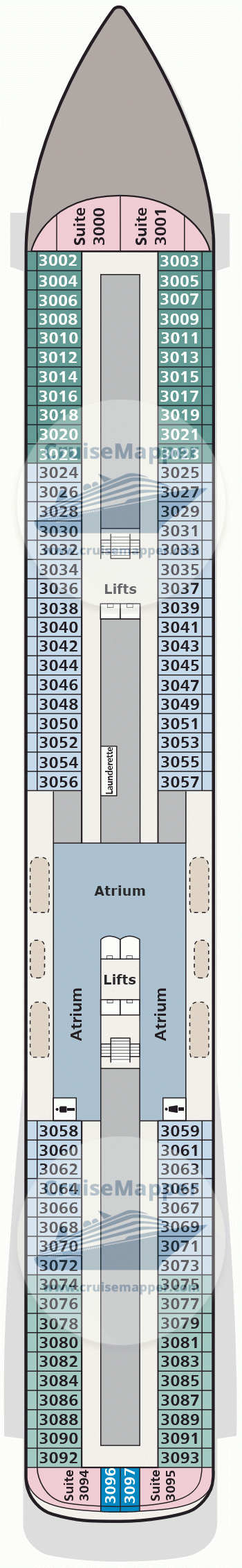 Viking Sea Deck 03 - Cabins