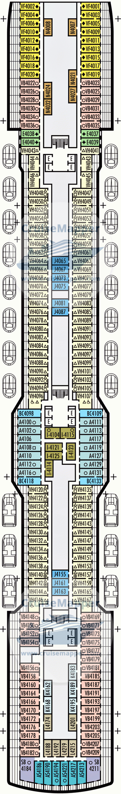 cruise critic koningsdam deck plans