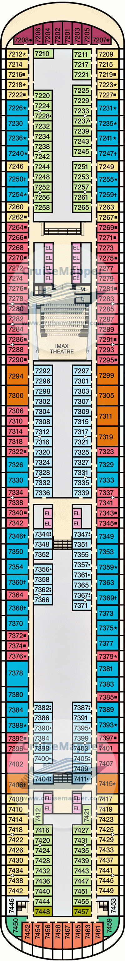 cruise deck plans carnival vista