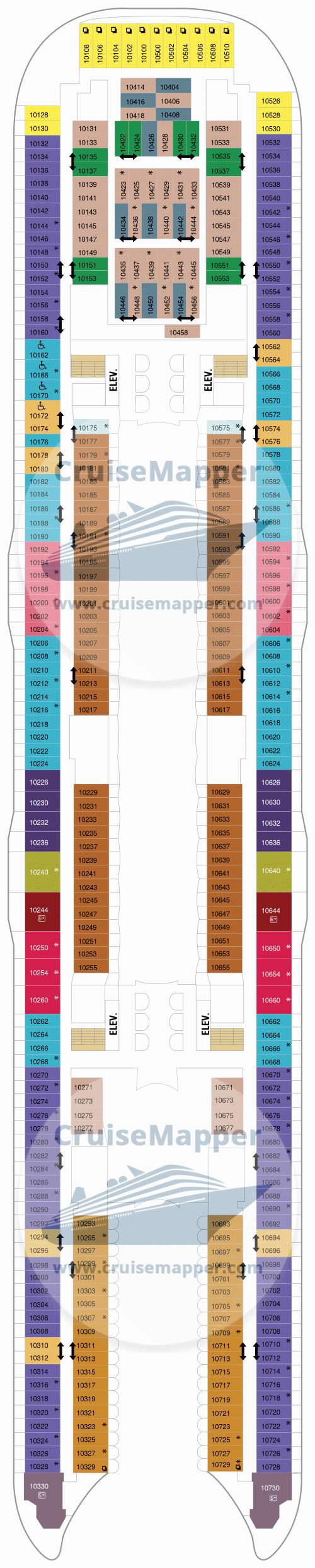 Harmony Of The Seas Deck 10 - Cabins