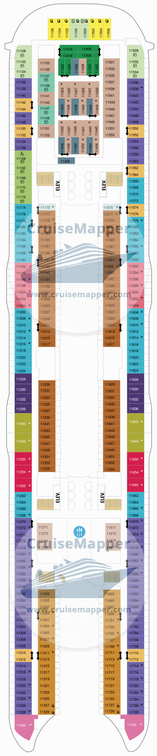 Harmony Of The Seas Deck 11 - Cabins