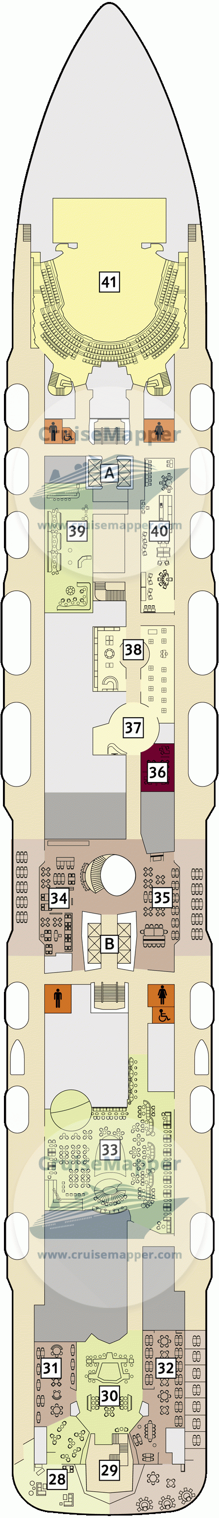 Mein Schiff 5 Deck 05 - Pier-Promenade-Casino-Shops2