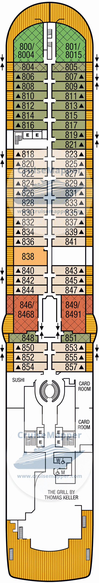 Seabourn Encore Deck 08 