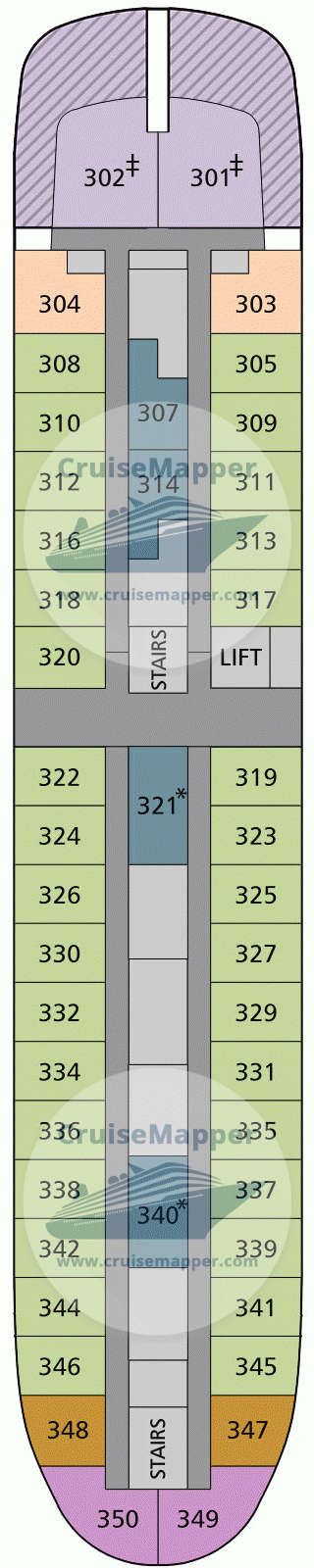 Ocean Voyager Deck 03 - Suites