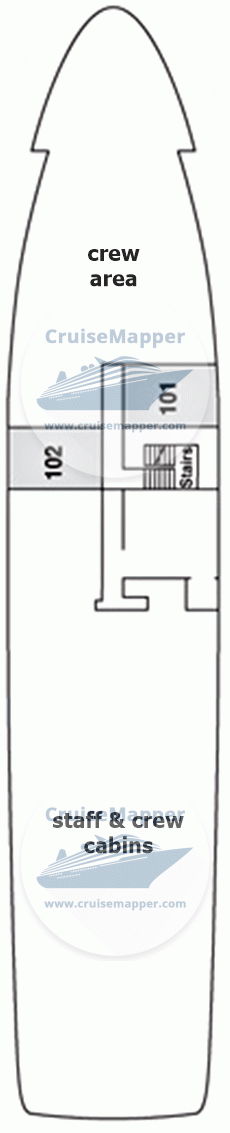 MV Arethusa Deck 01 - Lower MV Arethusa Deck 01 - Lower