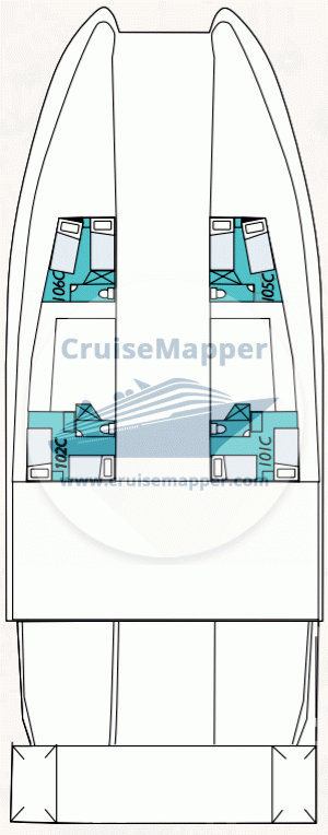 MV Coral Expeditions I Deck 01 - D-Crew