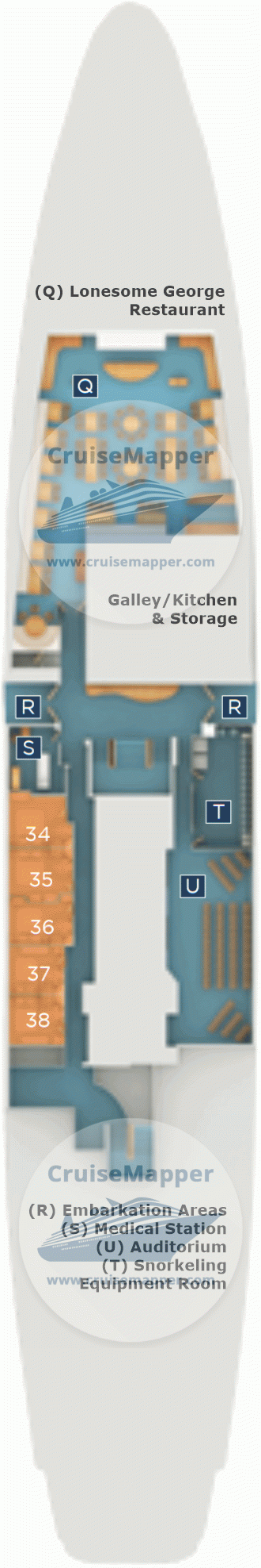 Galapagos Legend Deck 02 - Sea-Restaurant