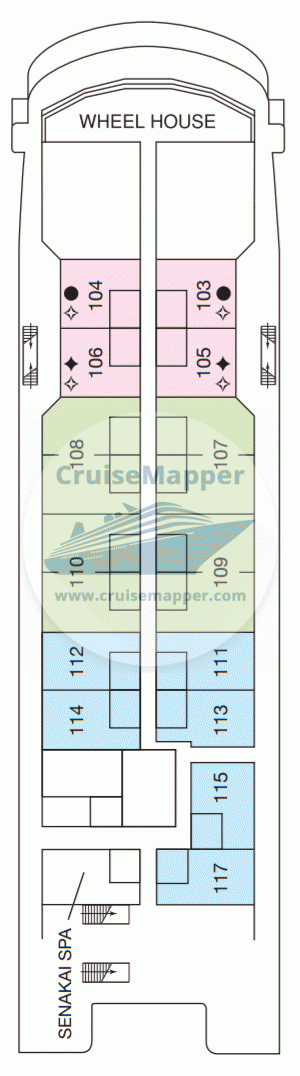 MV Reef Endeavour Deck 04 - A-Suites