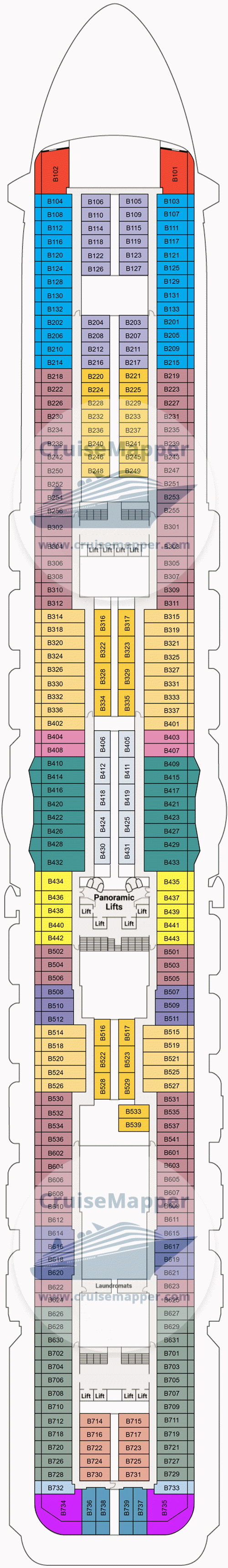 Majestic Princess Deck 11 - Baja-Cabins