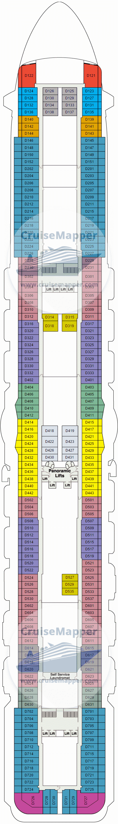 Majestic Princess Deck 09 - Dolphin-Cabins