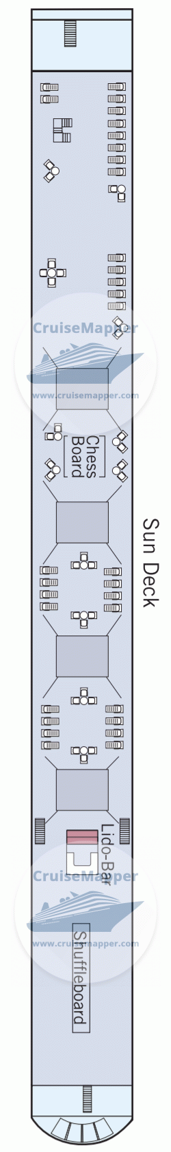 MS Amadeus Silver II Deck 04 - Sundeck