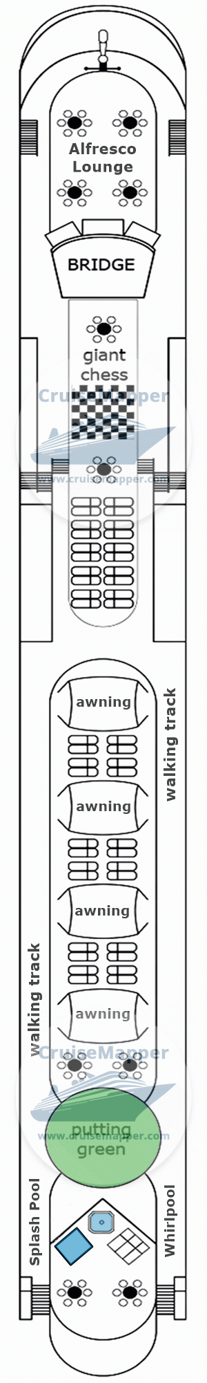 MS Jane Austen Deck 04 - Sun-Pool