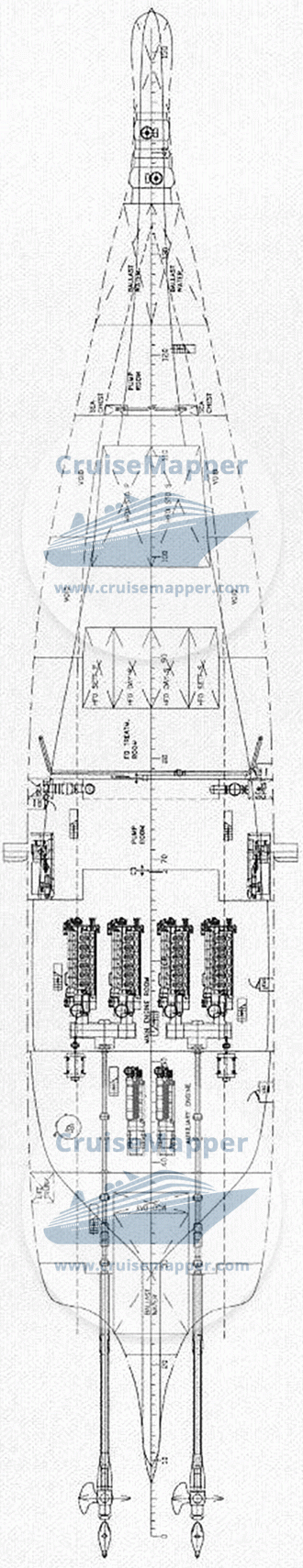 Hjaltland ferry Deck 01 - Engines-Propulsion