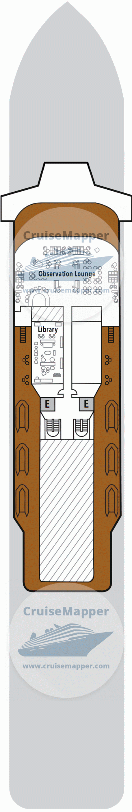 Silver Endeavour Deck 09 - Observation Lounge