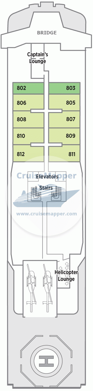 Silver Endeavour Deck 16 - Crystal Endeavor-deck8