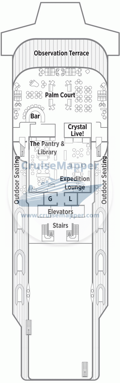 Silver Endeavour Deck 17 - Crystal Endeavor-deck9