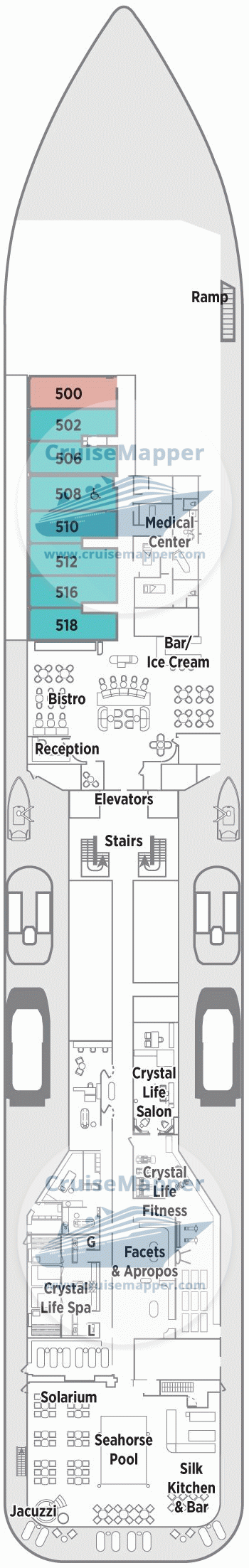 Silver Endeavour Deck 13 - Crystal Endeavor-deck5