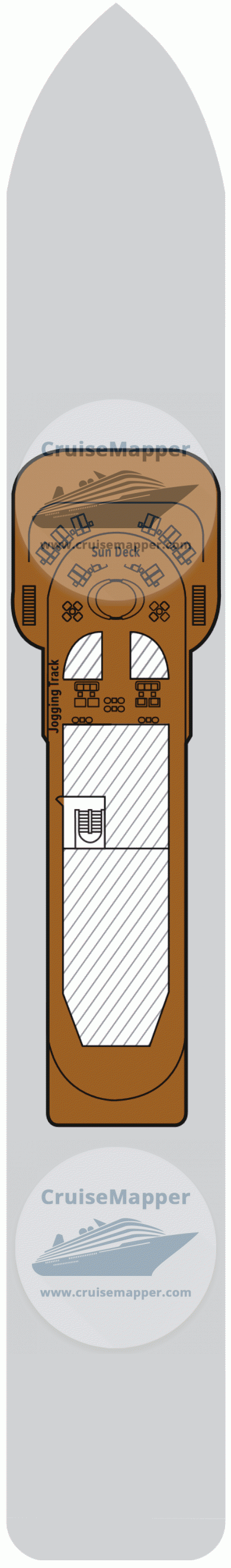 Silver Endeavour Deck 10 - Observation Deck-Sundeck
