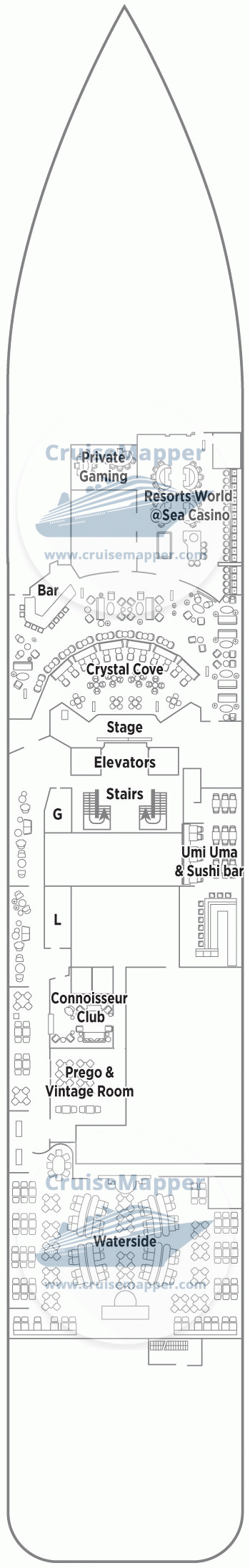 Silver Endeavour Deck 12 - Crystal Endeavor-deck4