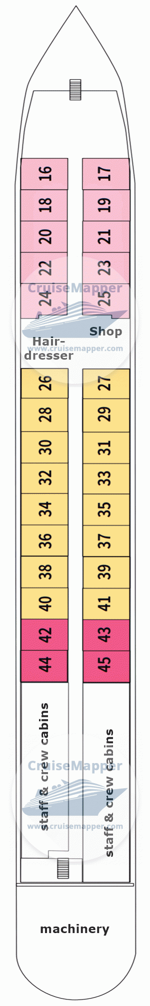 MS River Chanson Deck 01 - Cabin