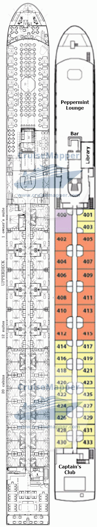 MS River Discovery II Deck 03 - Navigator - Upper