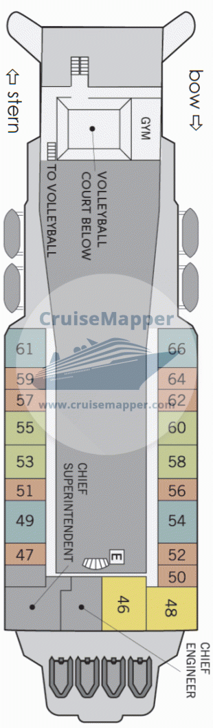 50 Let Pobedy icebreaker Deck 04 - Bridge Deck 1