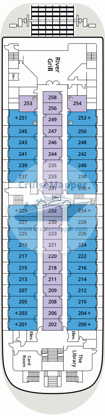 American Countess Deck 02 - Cabins