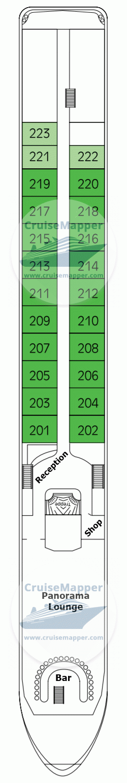 MS Excellence Coral Deck 02 - Upper