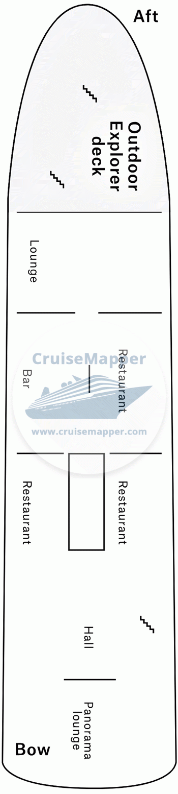 MS Nordstjernen Deck 04 - Saloon-Dining-Lounge