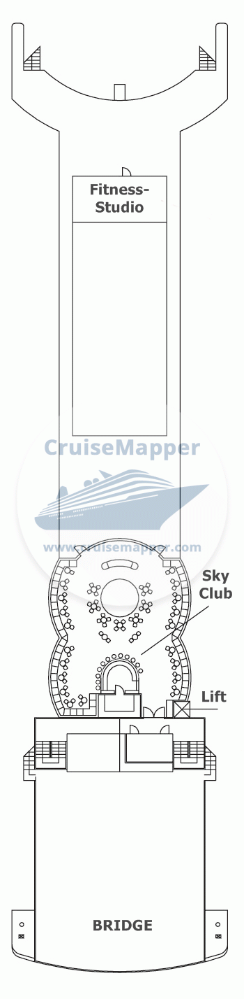 MS Delphin Deck 07 - Sundeck-Bridge