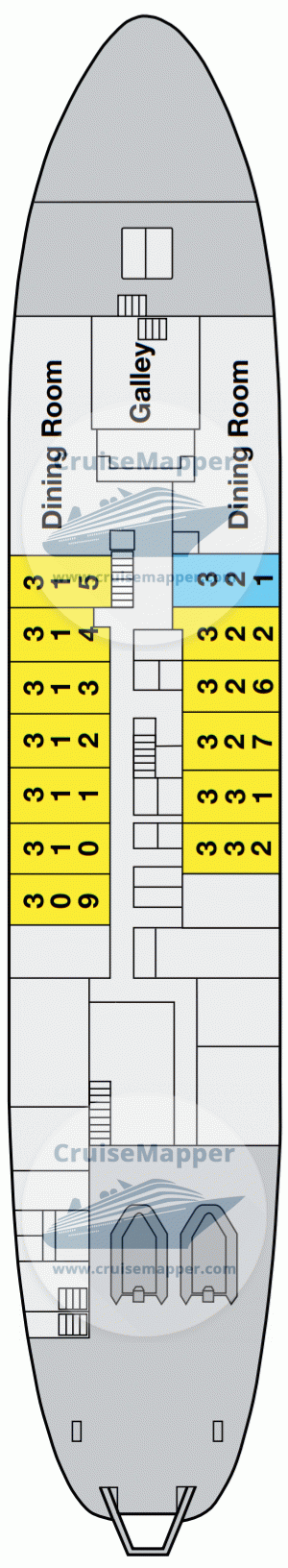 Professor Khromov Deck 03 - Main-Dining-Cabins