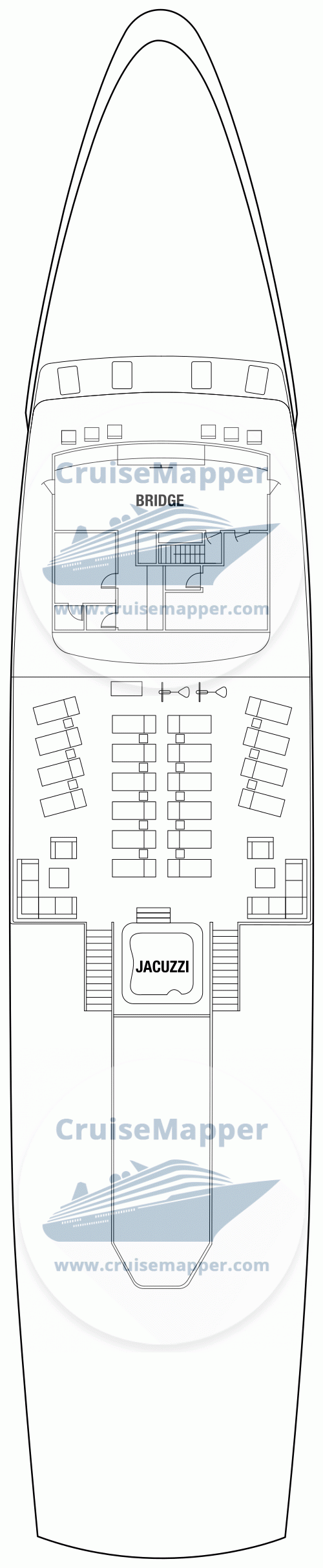 Elixir Elysium yacht Deck 05 - Sundeck-Pool-Bridge