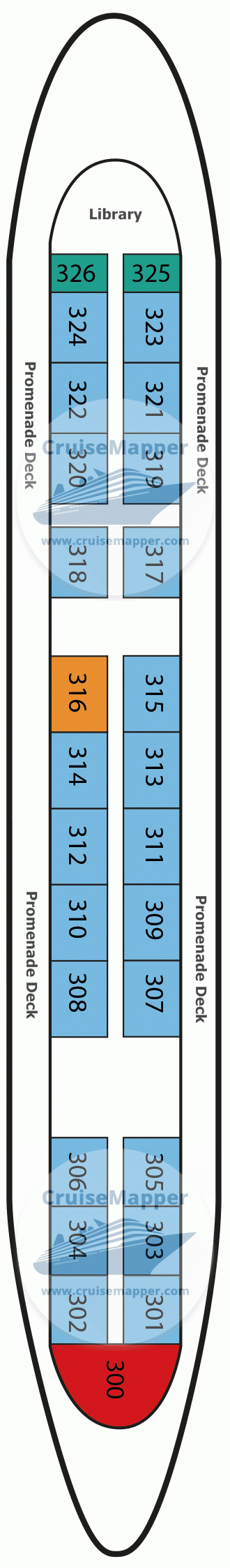 MS Volga Dream Deck 03 - Promenade