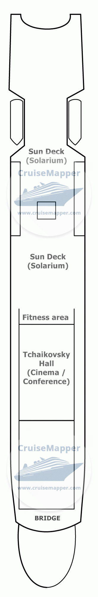 MS Lev Tolstoy Deck 05 - Sun-Bridge