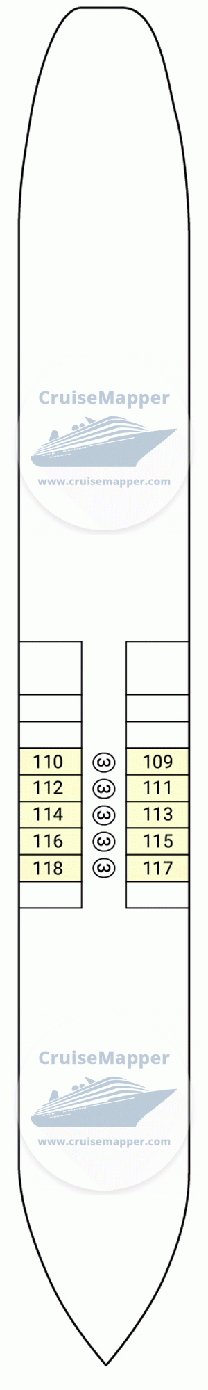 MS Nikolay Chernyshevsky Deck 01 - Lower