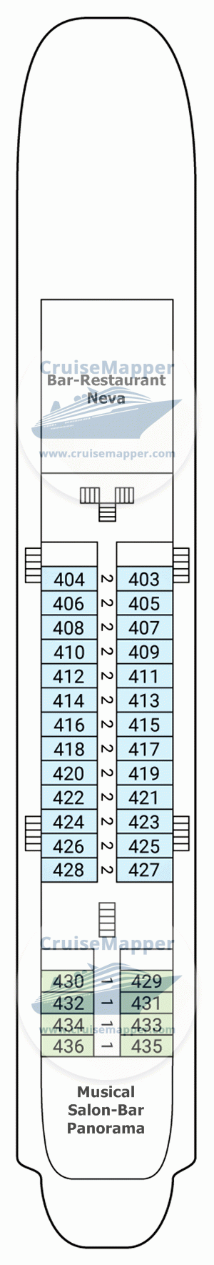 MS Nizhny Novgorod Deck 04 - Boat-Lounge