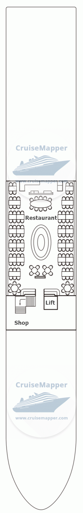 MS Douro Cruiser Deck 01 - Lower-Restaurant