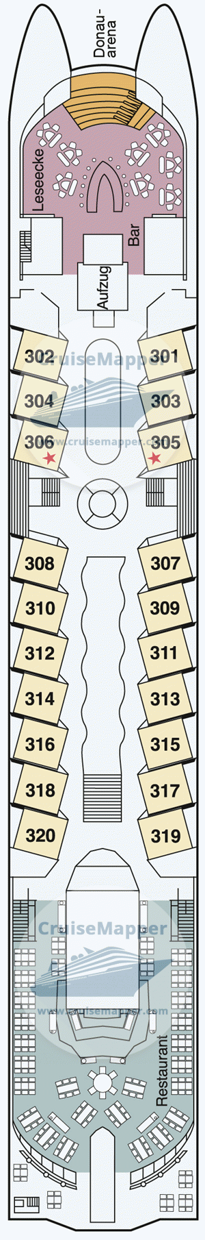 MS Primadonna Deck 03 - Promenaden