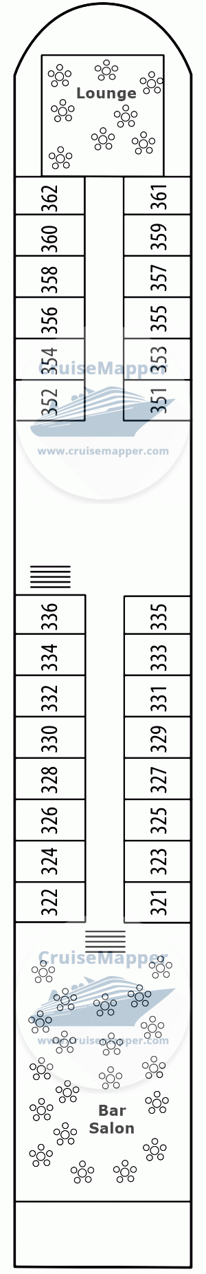 MS VistaFidelio Deck 03 - Upper-Lounge