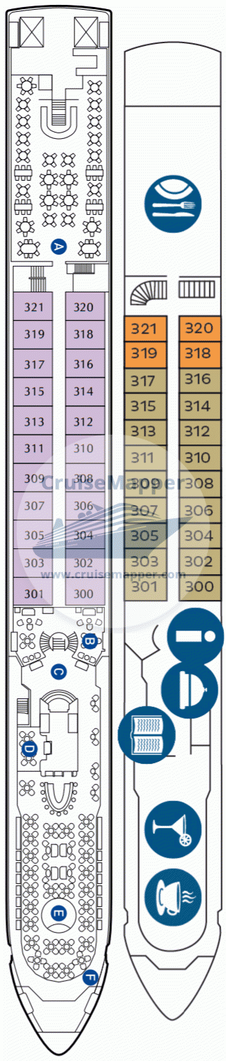 MS Seine Comtesse Deck 03 - Upper