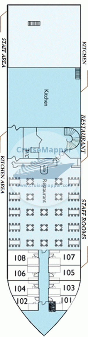 MS Nile Dolphin Deck 01 - Lower