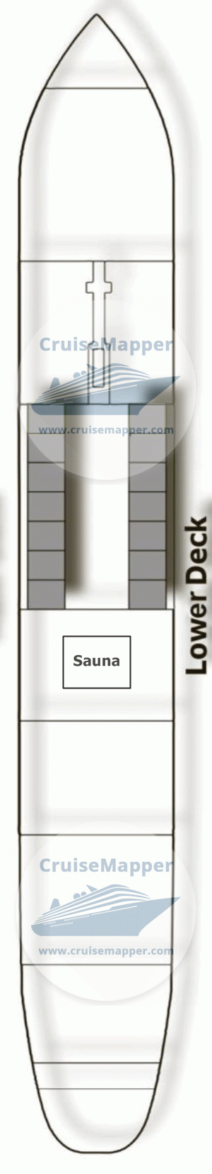 MS Peter Tchaikovsky Deck 01 - Lower-Spa