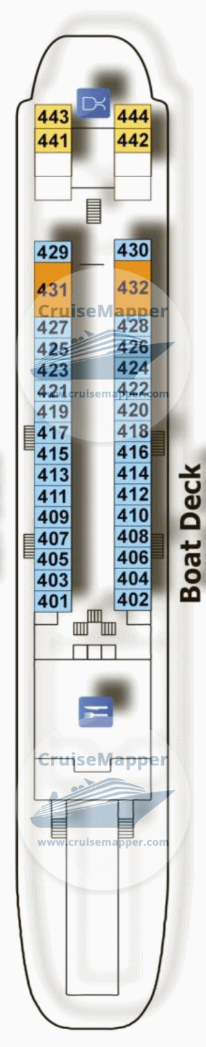 MS Mikhail Sholokhov Deck 04 - Boat-Lounge