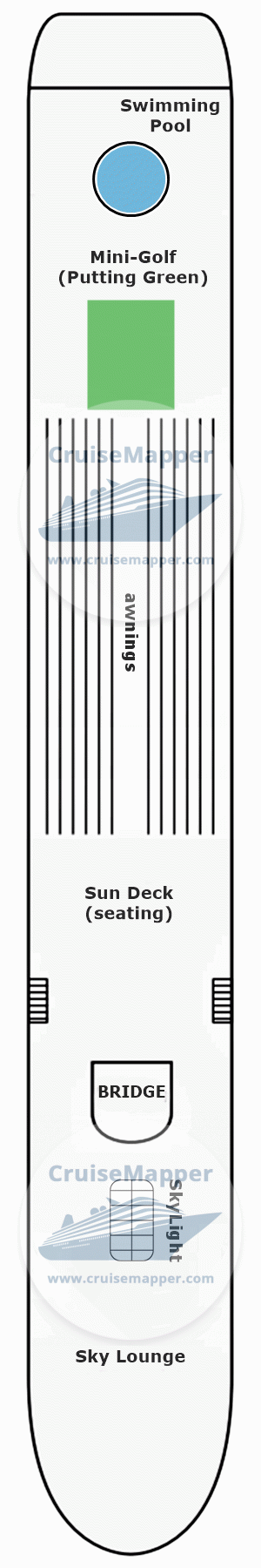 MS Excellence Countess Deck 04 - Sundeck-Pool