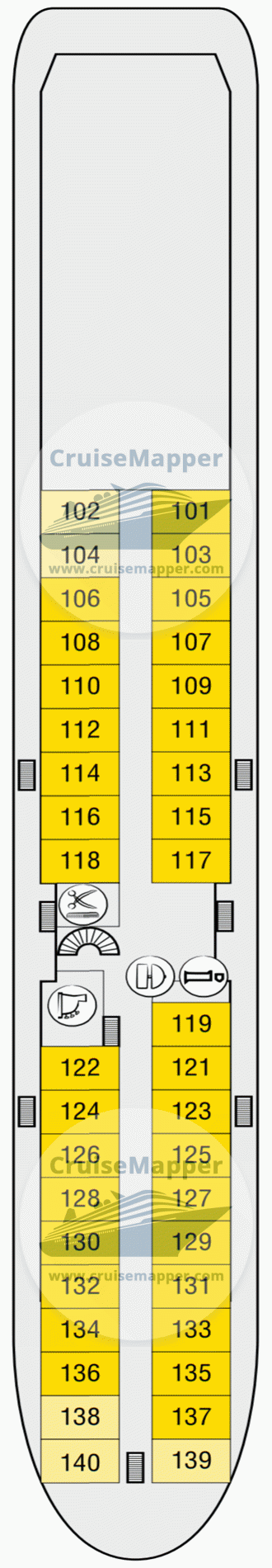 MS Dnipro Deck 02 - Upper-Lobby