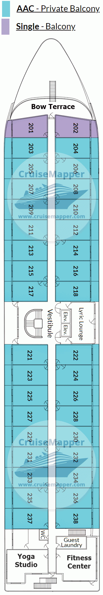 American Melody Deck 02 - Cabins