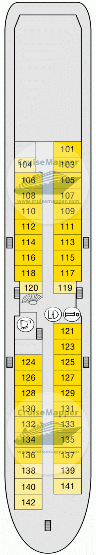 MS Ukraina Deck 02 - Upper-Lobby