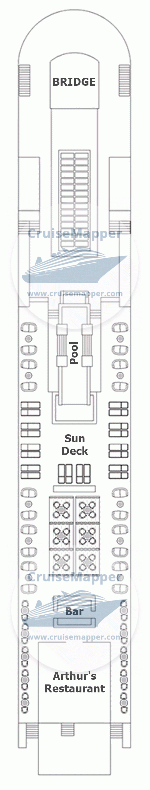 MS Andorinha Deck 04 - Sun-Pool